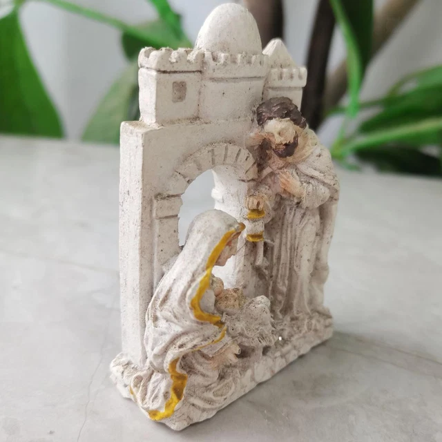 Collection de figurines de scène de la Nativité religieuse Statue de la