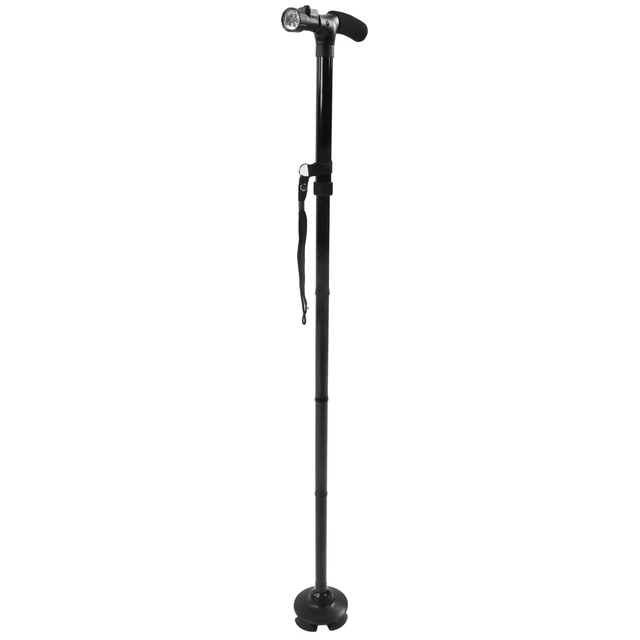 Aluminium Alloy Telescopic Krücken Walking Sticks Im Freien älteren Stock M Rop