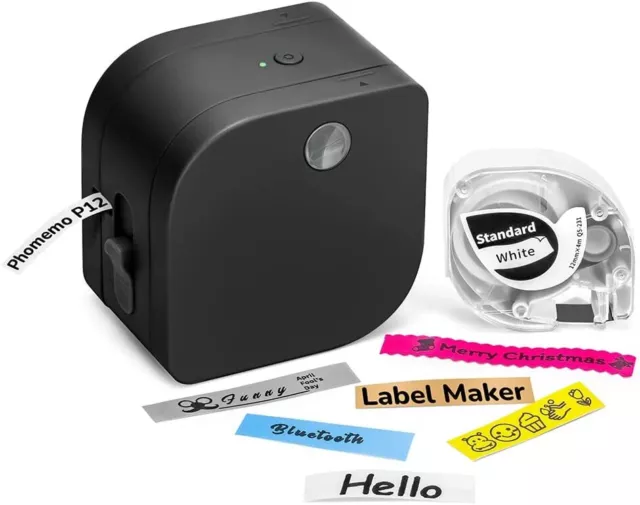 DYMO Label Maker with 1 Bonus Labeling Tapes | LetraTag 100H Handheld LabelMaker