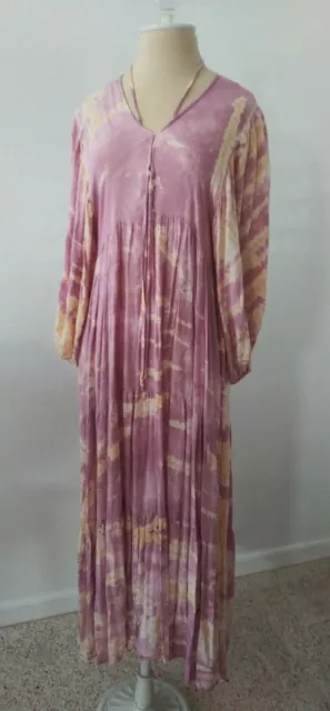 Young Fabulous & Broke  Tye Dye Maxi dress XS