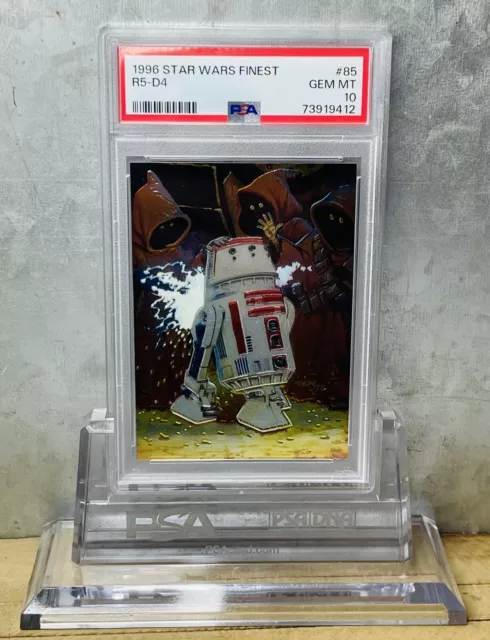 1996 Topps Star Wars Finest #85 R5-D4 Psa 10 1St Year Chrome