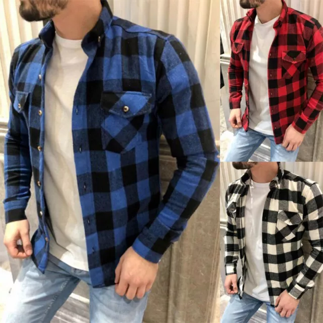 Chemise De Bûcheron À Carreaux En Flanelle Pour Homme Manteau De Travail En F