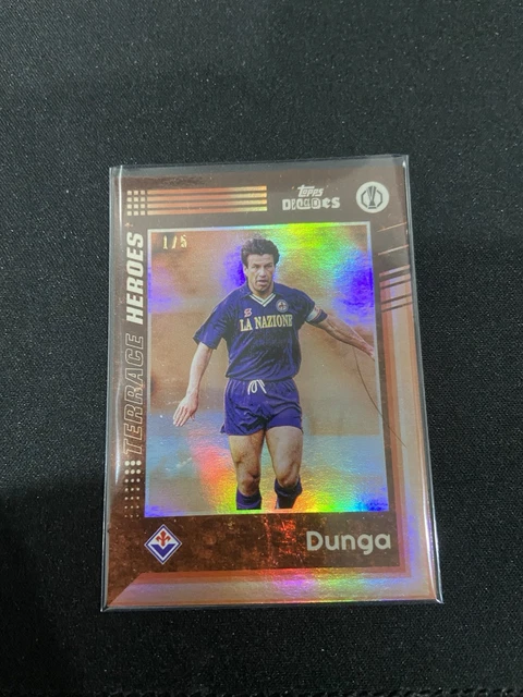 2024-25 TOPPS DECADES UCC 1990s Terrace Heroes Dunga Red 1/5 £1.13 ...