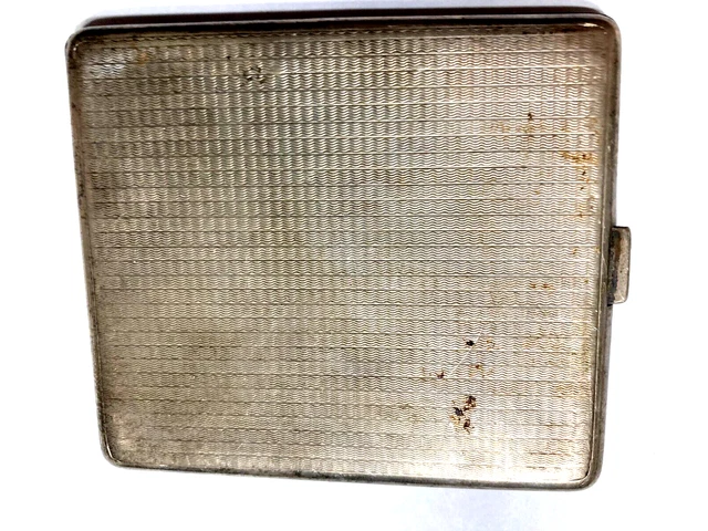 Antique Art  Sterling Silver Cigarette Case 136g collectable