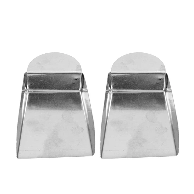 2 piezas palas de bote pala soporte dorado acero inoxidable