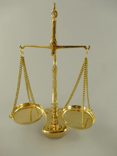 WAAGE MESSING FEINWAAGE Goldwaage Balkenwaage Apothekerwaage Gewichte