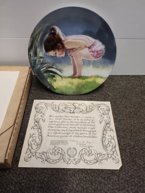 Donald Zolan Small Wonder  Pemberton & Oakes Decorative Plates