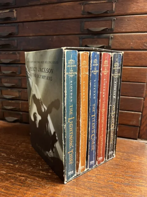 PERCY JACKSON & Olympians 5-Book Boxed Set - Rick Riordan - Well Loved ...