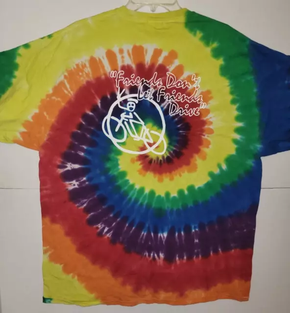 TIE-DYE TOUR DU Jour 2016 Rainbow Color T-Shirt Size 2XL $7.69 - PicClick