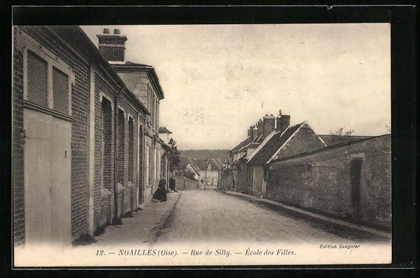 CPA Noailles, Rue de Silly, École des Filles