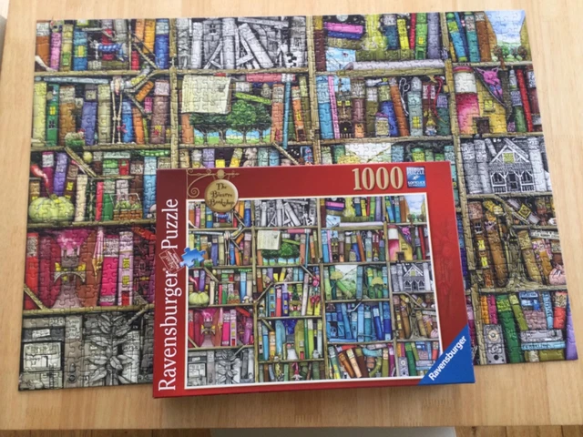 Ravensburger - Puzzle La Libreria Bizzarra, Collezione Colin Thompson