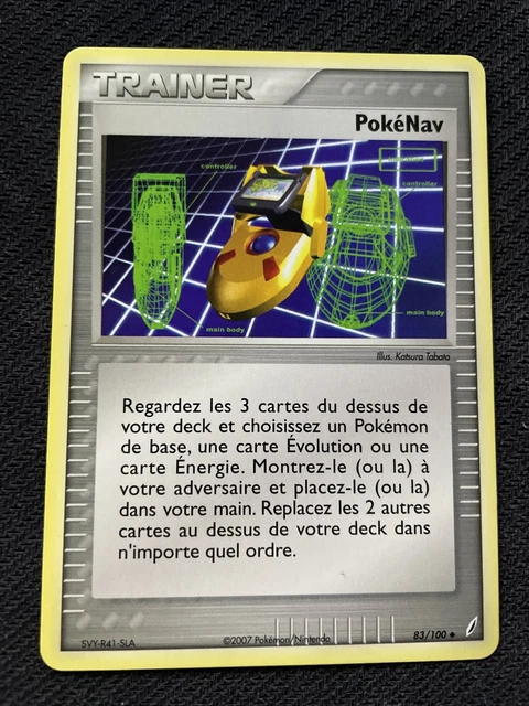 Pokenav Unco - Pokemon 83/100 Ex Crystal Keepers Near New Fr