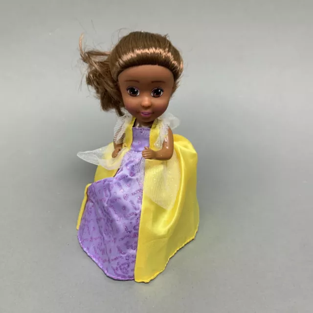 Haschel Cupcake Surprise Princess Brown Skin Hair Toy Doll