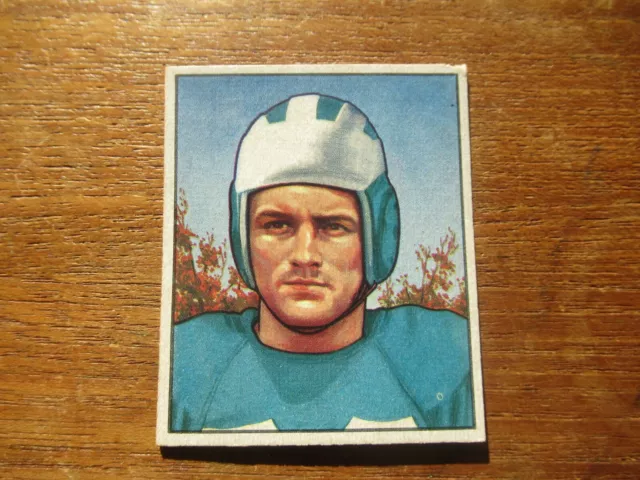 1950 Bowman Dan Sandifer #74 Detroit Lions Halfback Higher To High Grade