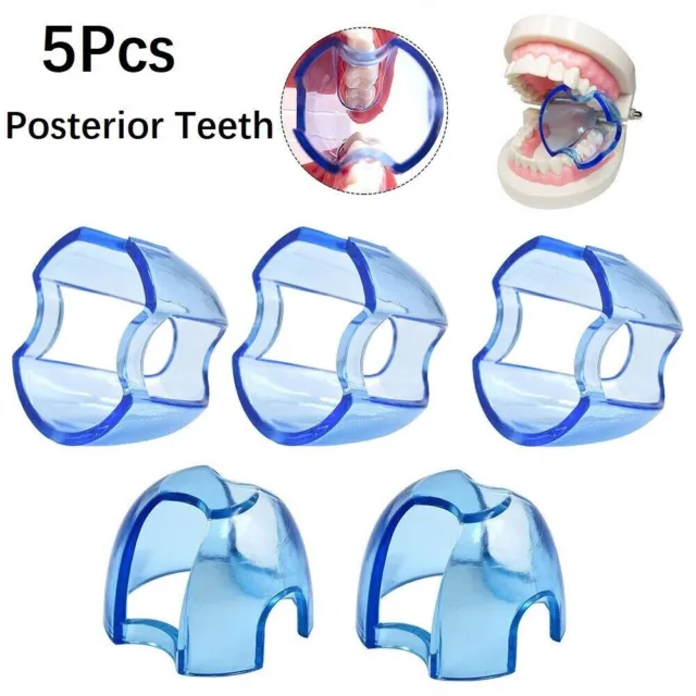 5Pcs Dental Lip Mouth Opener Intraoral Cheek Retractor Posterior Teeth Bite Prop