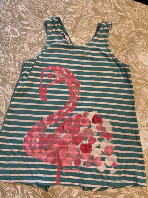 Girls Summer Tops/T-Shirt Size 10-11 Years  FATFACE ………Flamingo