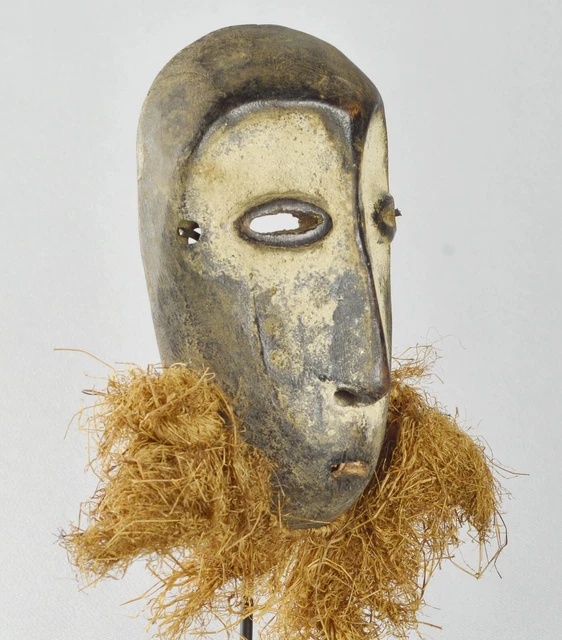 Cute LEGA Lukwakongo  Mask Cult of the Bwami Congo DRC African Tribal Art 1566