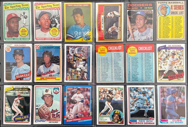 51 Odd Lot Baseball Cards STARS, Commons, Checklists CRAZY VARIETY  - VG to EXMT
