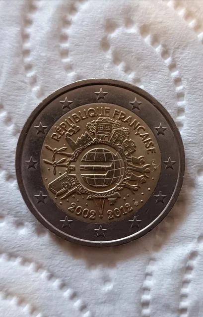 Pièce De 2 Euros commémorative République Française 2002-2012