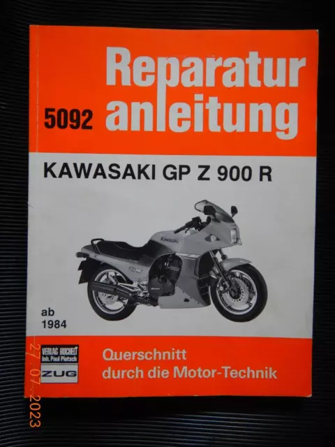 Reparaturanleitung Kawasaki GPz900 R, GP Z900 Bucheli 5092 ab Baujahr 1984