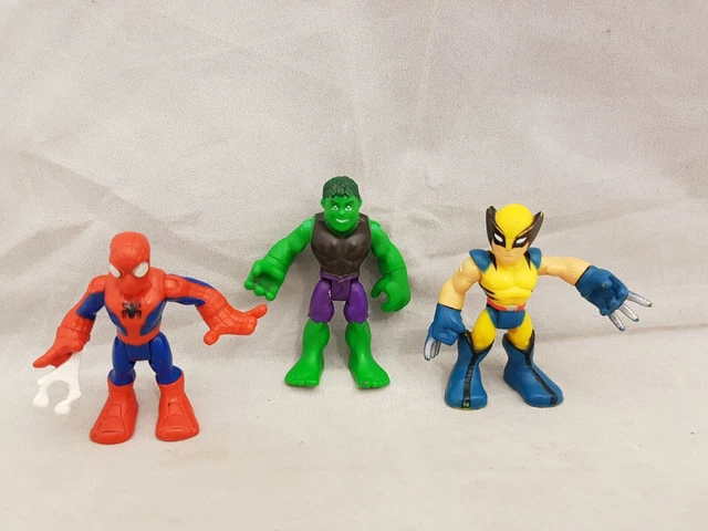 Lot De 2 Voitures Figurines Avengers / Batman - Super-héros Marvel Et DC - Occasion Bon état