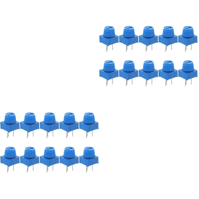 20 pezzi potenziometro 3 pin resistenza trimpot verticale alta precisione