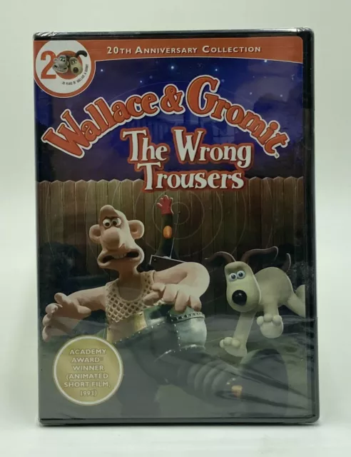 Wallace  Gromit The Wrong Trousers (DVD, 20th Anniversary Collection, 2009) NEW