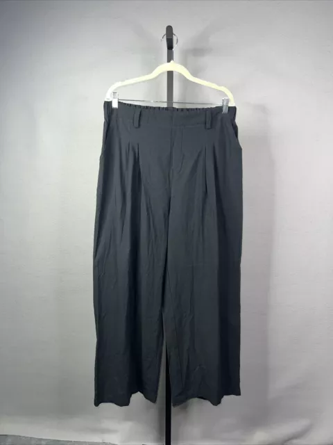 Halara NWT Pants Womens XL Black Hi Rise Trouser Comfort Wide Leg Comfort PullOn