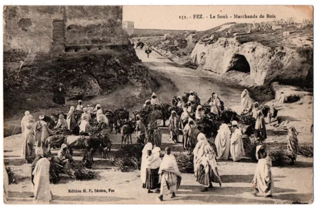 CPA MOROCCO - FEZ - 151. Le Souk - Wood Merchants