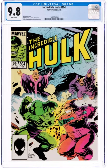 Incredible Hulk #304 (Feb 1985 Marvel Comics) CGC 9.8 NM/MT | The Magistrate