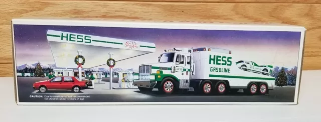 1988 Hess Toy Truck and Racer - Brand New - New In Original Box