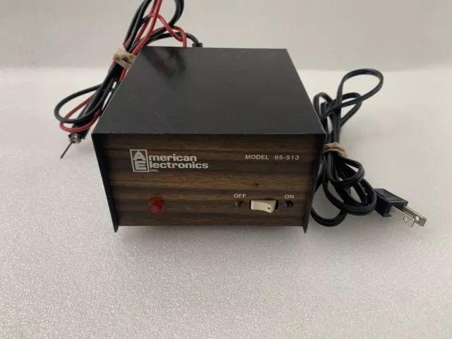 AE American Electronics 95-513 Ham Radio 12v Power Supply (TESTED)