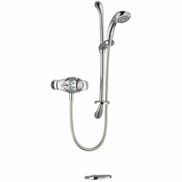 MIRA EXCEL EV Exposed Variable Thermostatic Mixer Shower & Kit Chrome 1