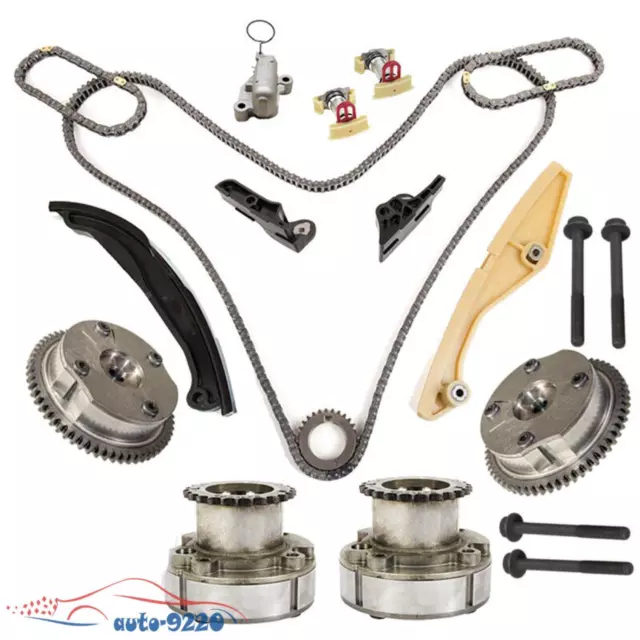 Timing Chain Kit Cam Phaser VVT For Ford Lincoln Taurus Transit Explorer F-150
