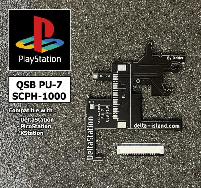 XStation ODE QSB PU-7 X-Station, PicoStation for Playstation PS1 SCPH-1000