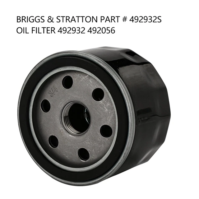 OIL FILTER FIT for Briggs & Stratton 5076 696854 695396 492932 492056 ...
