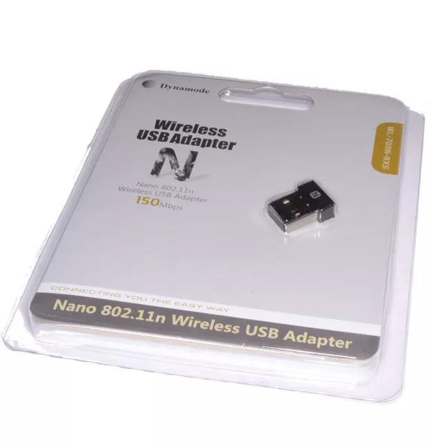 Dynamode WL-700N-RXS Wi-Fi 150Mbps Nano 802.11n sans Fil Adaptateur USB Clé 2