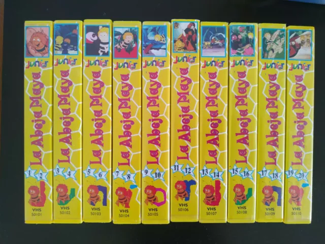 La Abeja Maya Coleccion 20 Episodios 1999 - 10 x VHS Cinta Tape Español