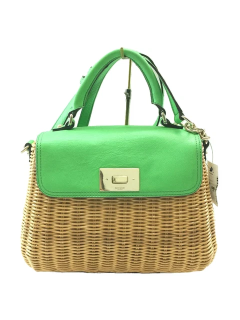 kate spade new york Little Nadine Delavan Terrace Basket Bag GRN Plain