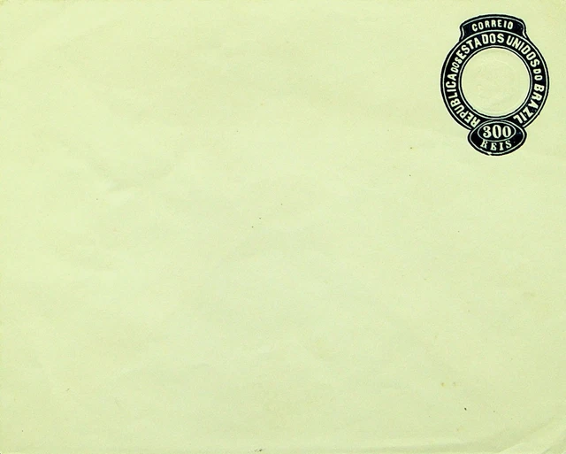 Sephil Brazil 300 Reis Fein Ungebraucht Postal Briefpapier