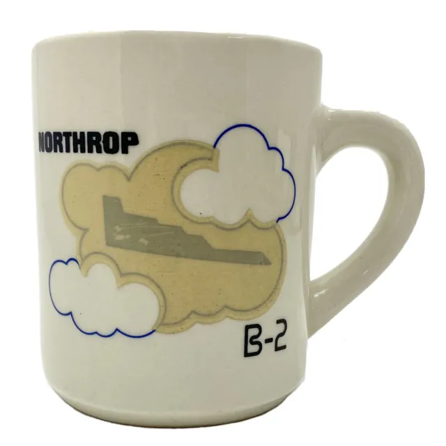 Vintage Anti-Radar Northrop B-2 Stealth Bomber Coffee Tea Mug Cup