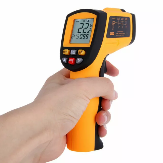 Digital Thermometer Infrared Handheld Temperature Gun Non-Contact IR Laser Point