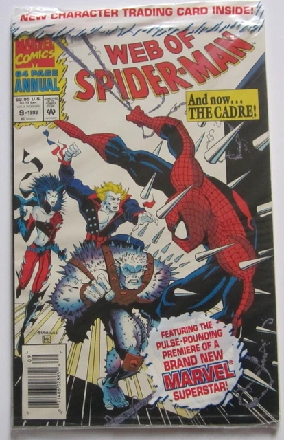 The Web of Spider-Man Annual 9 Sealed polybagged w/card Marvel Comics 1993