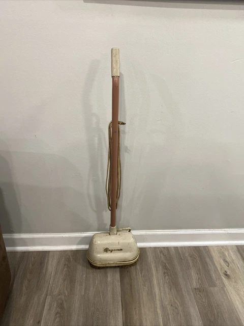 Vintage Regina Floor Buffer Scrubber Brushes Included Works RARE