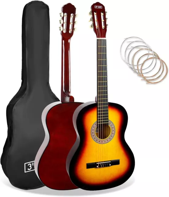 3rd Avenue Pack Guitare Classique enfant Taille 3/4 pour Débutants avec Cordes e