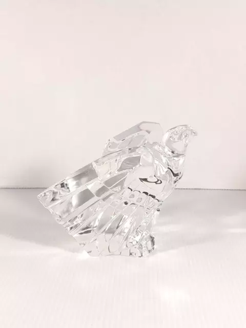 Vintage Steuben Donald Pollard Crystal Glass Eagle #8304 Sculpture Paperweight