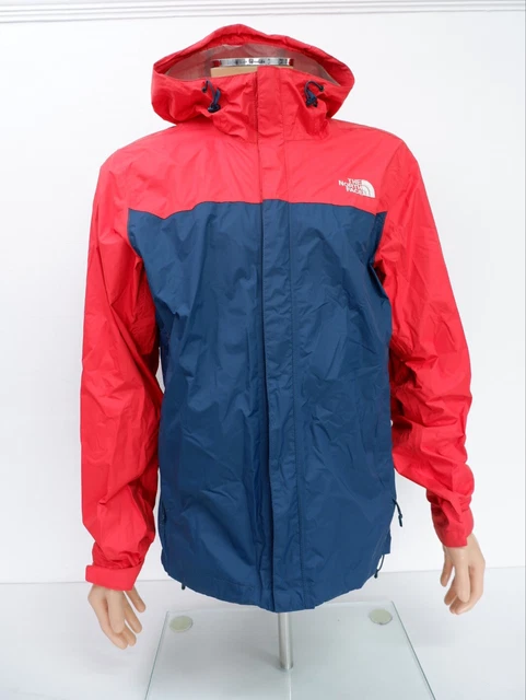 The North Face Mens Waterproof Coat Size M Medium Navy Lightweight Jacket VGC