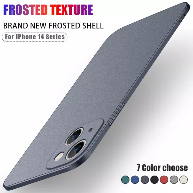 For Apple iPhone 15 Pro Max 14 13 12 11 XS XR 8 Ultra Thin Matte Hard Case Cover