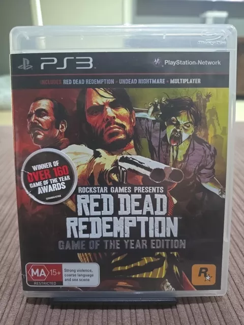 Red Dead Redemption  Game Of The Year Edition + Manual - Sony PlayStation 3 PS3