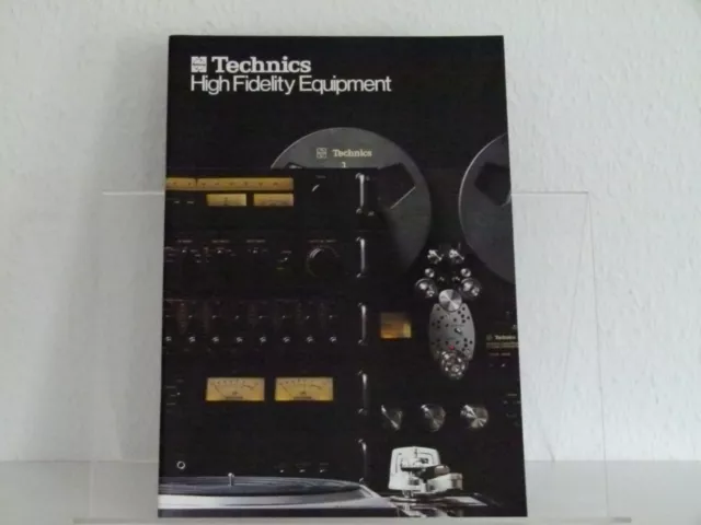 Technics HiFi Katalog Vintage  1977  Prospekt Programm 58 Seiten in Englisch